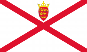 Drapeau de l'Île de Jersey, un paradis fiscal où Philippe Couillard a placé 600,000$, de 1992 à 2000.