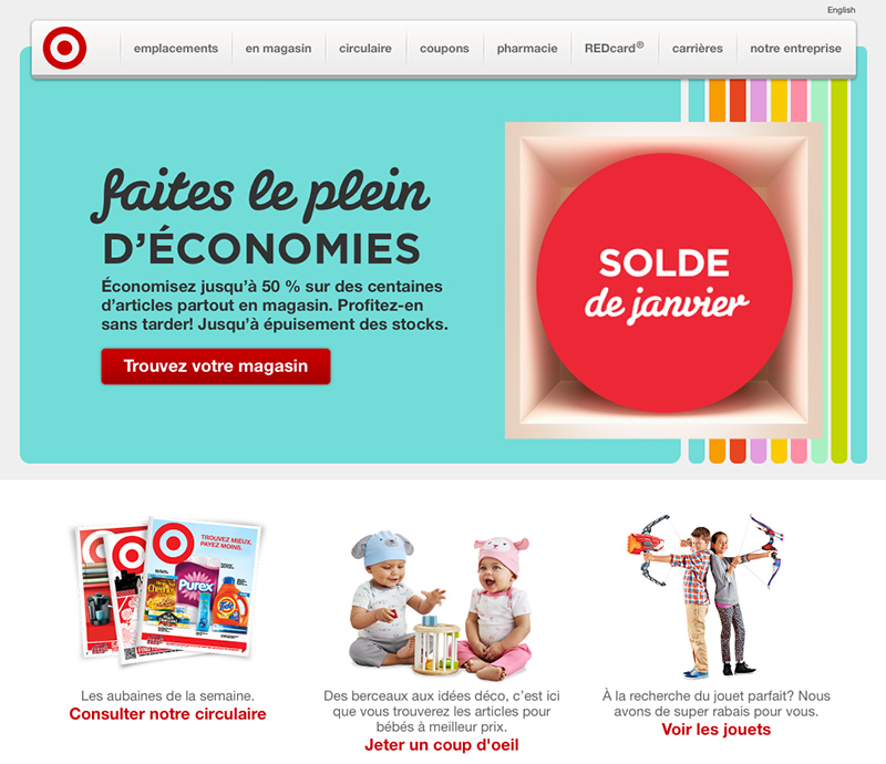 page-web-de-target-le-jour-de-l-annonce-de-la-fermeture-des-133-magasins-au-canada