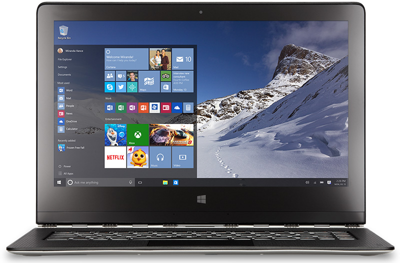 ordinateur-portable-avec-windows-10-de-microsoft