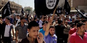 Manifestation pour l'État islamique