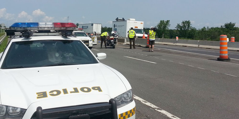 Voiture de police de la SQ