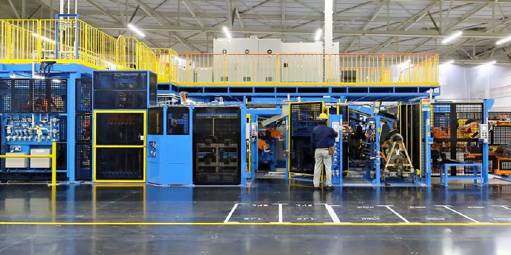 Usine de Bridgestone en Asie