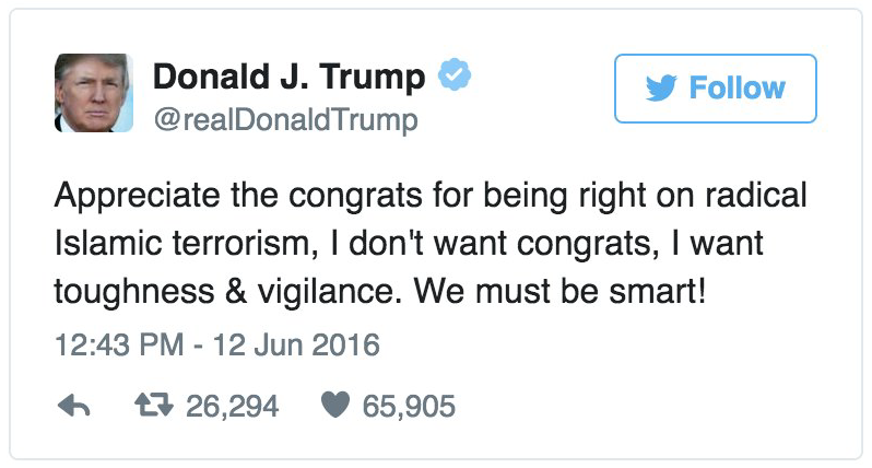 tweet-de-donald-trump-apres-la-fusillade-a-orlando