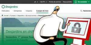 Desjardins dans l'eau chaude