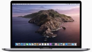 MacBook Pro d'Appel avec macOS Catalina