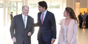 L'Aga Khan et Justin Trudeau