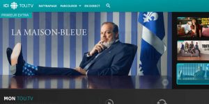 Page d'accueil de Tou.tv