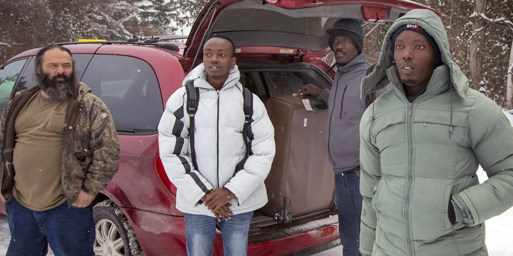 Immigrants illégaux au chemin Roxham